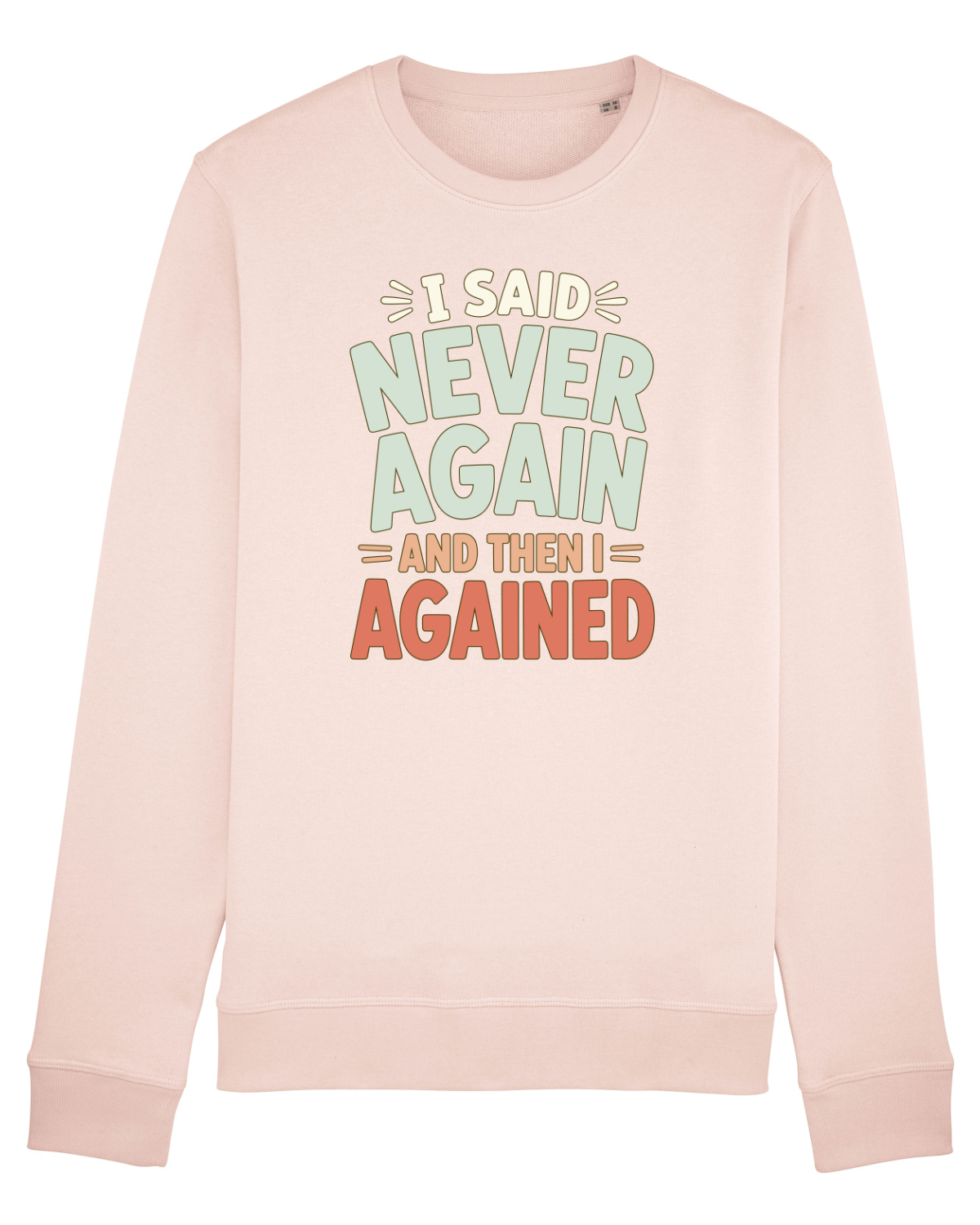 Bluză mânecă lungă Unisex Rise Candy Pink