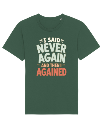 Bad Decisions Repeating Mistakes Regret Relatable Humor Bottle Green