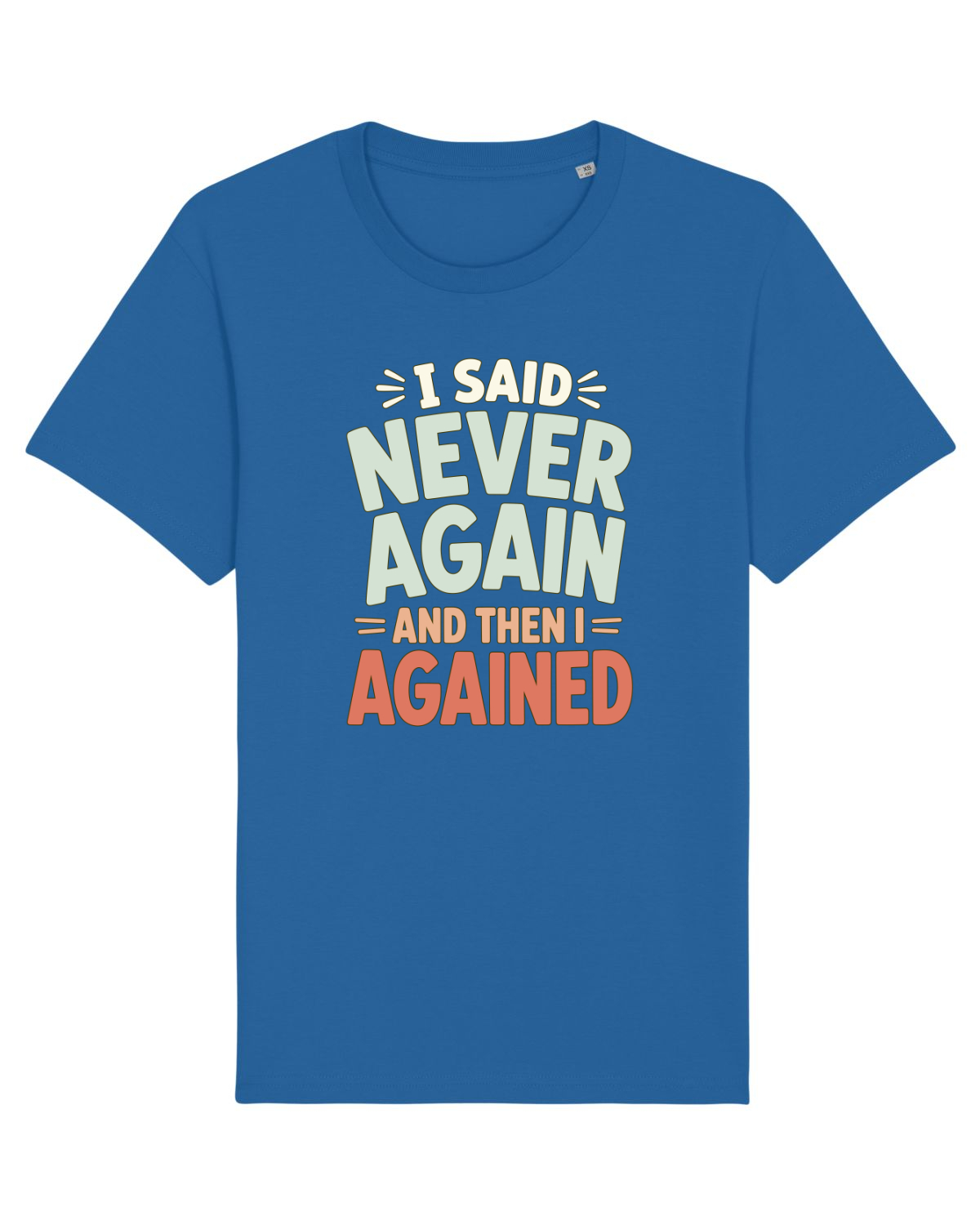 Tricou mânecă scurtă Unisex Rocker Royal Blue