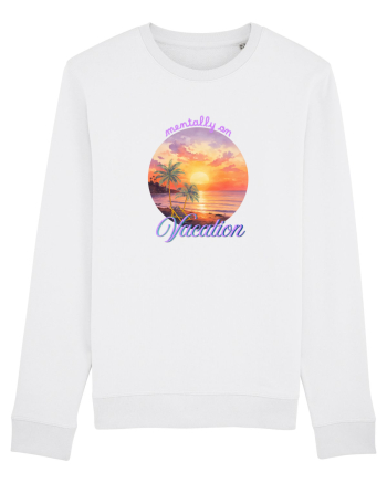 Mentally on vacation White