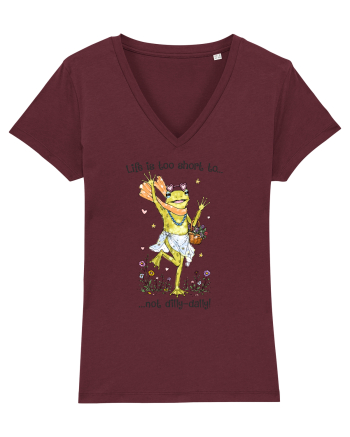 Life is too short to not dilly-dally Burgundy