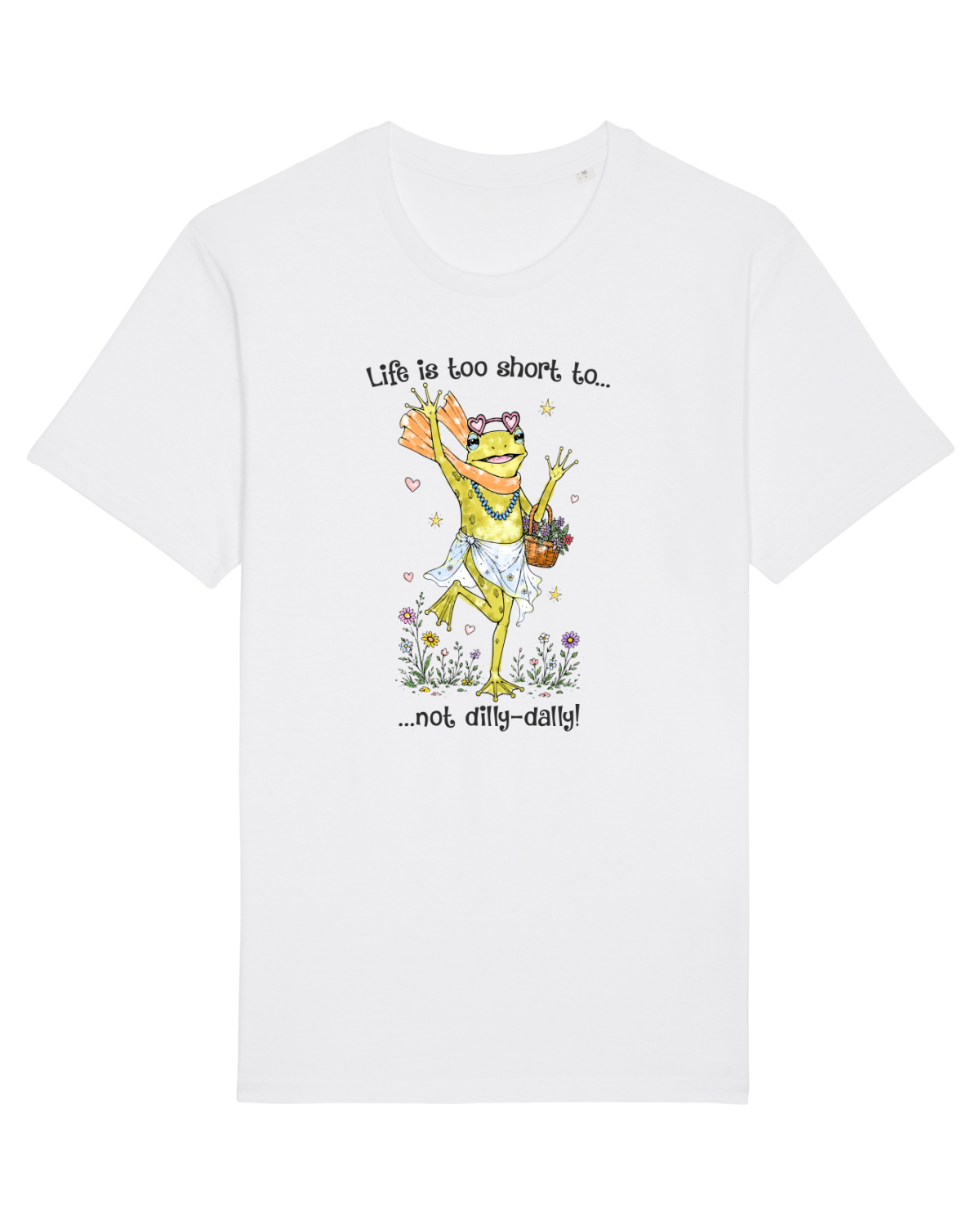Tricou mânecă scurtă Unisex Rocker White