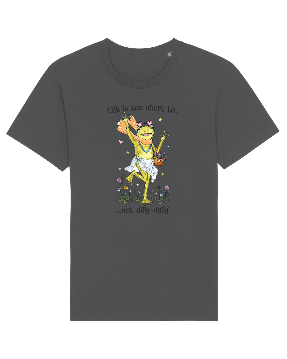 Tricou mânecă scurtă Unisex Rocker Anthracite