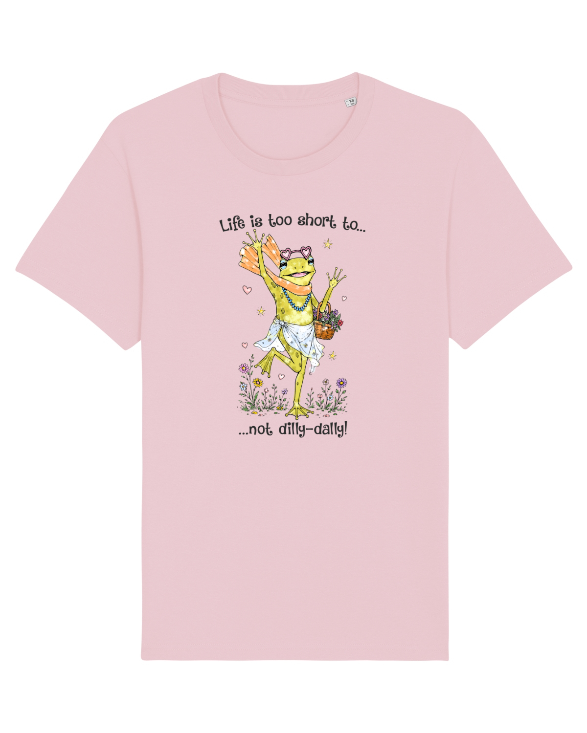 Tricou mânecă scurtă Unisex Rocker Cotton Pink
