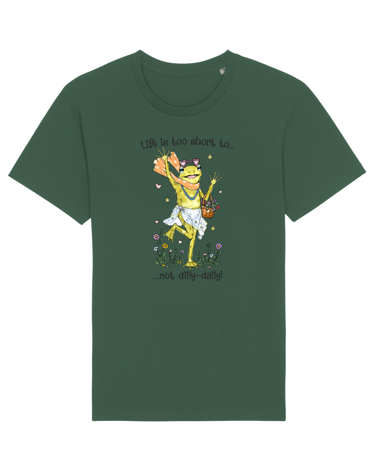 Tricou mânecă scurtă Unisex Rocker Bottle Green