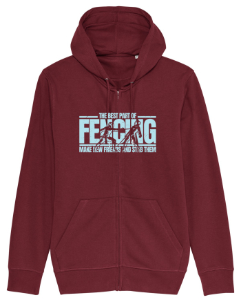 The Best Part of Fencing Burgundy