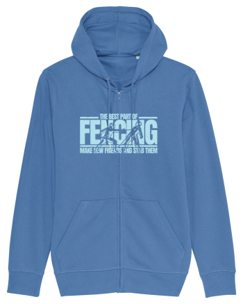 The Best Part of Fencing Bright Blue