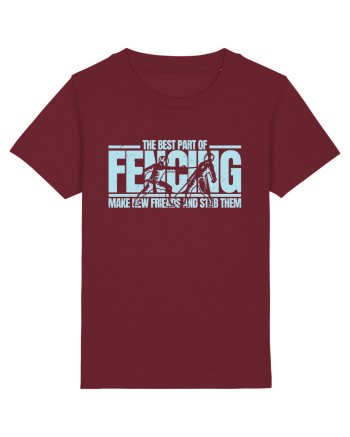 The Best Part of Fencing Burgundy