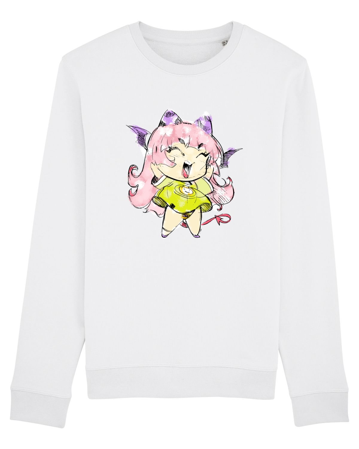 Bluză mânecă lungă Unisex Rise White