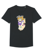 Meow Meow Tricou mânecă scurtă guler larg Bărbat Skater