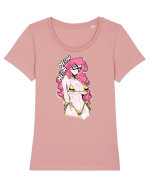 Meow Meow Tricou mânecă scurtă guler larg fitted Damă Expresser
