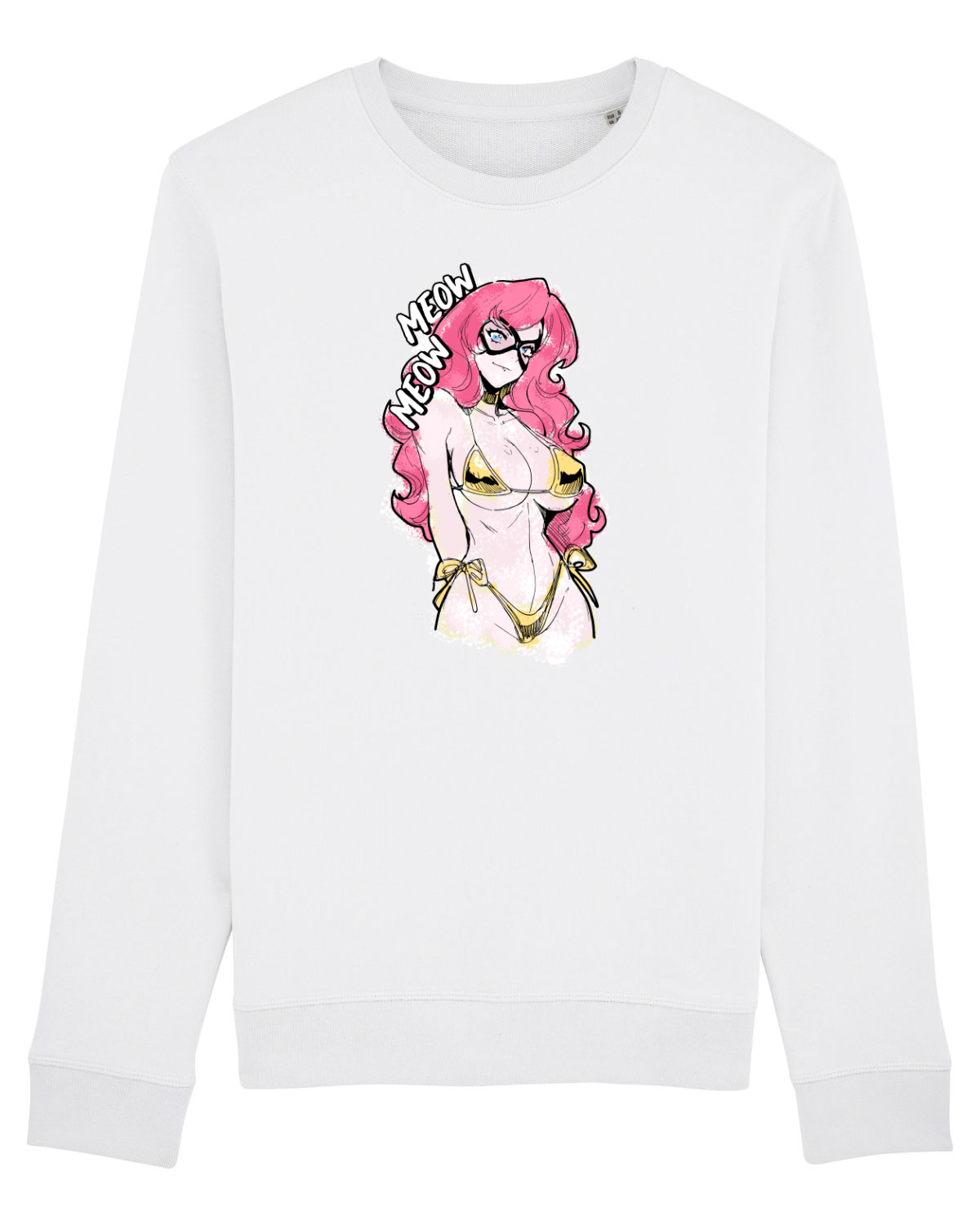 Bluză mânecă lungă Unisex Rise White
