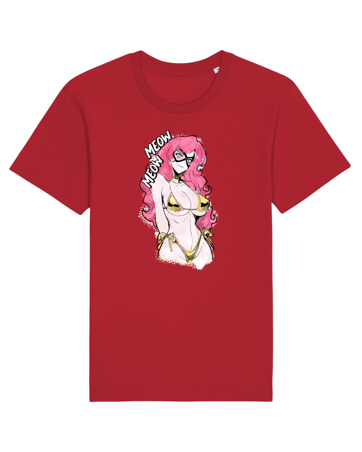 Tricou mânecă scurtă Unisex Rocker Red