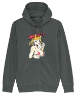 Bad kitty Hanorac cu fermoar Unisex Connector