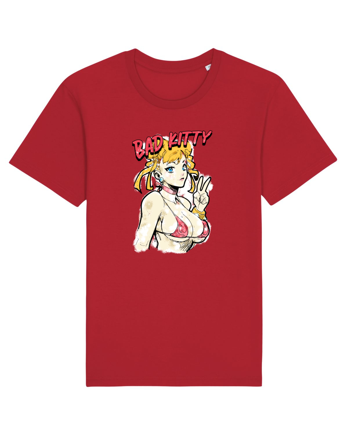Tricou mânecă scurtă Unisex Rocker Red