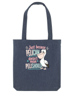 Funny Pelican Pun for Bird Fans Birdwatchers Pelishould Sacoșă textilă