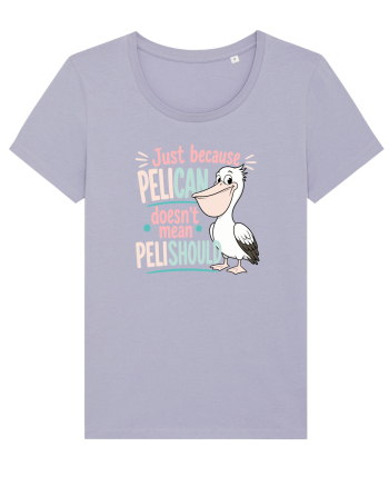 Funny Pelican Pun for Bird Fans Birdwatchers Pelishould Lavender