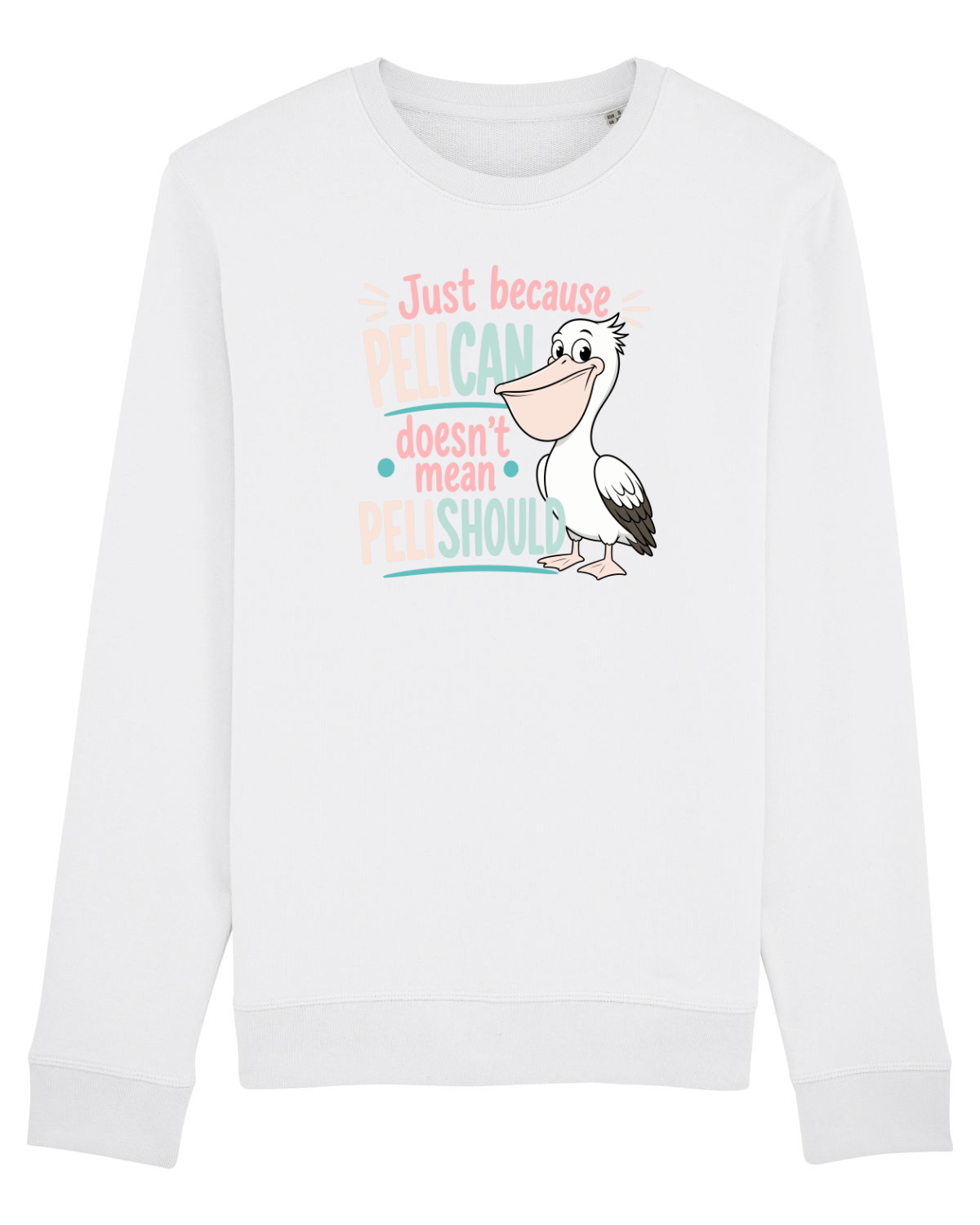 Bluză mânecă lungă Unisex Rise White