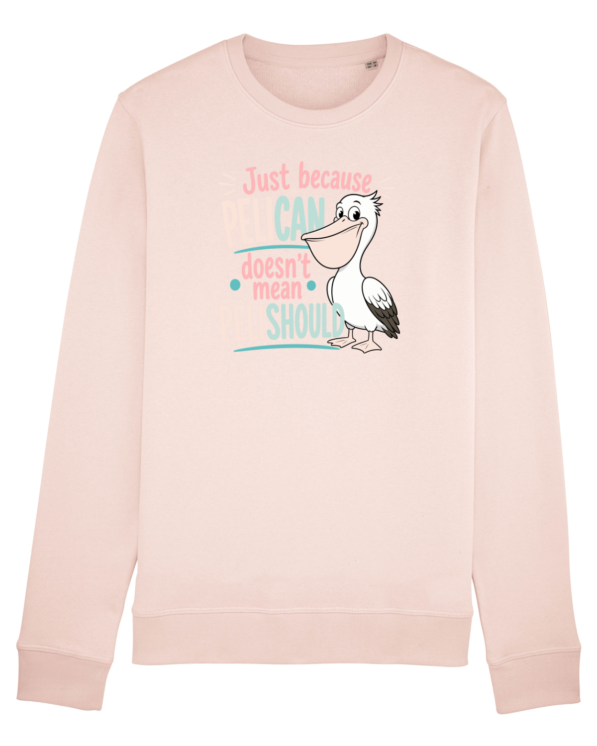 Bluză mânecă lungă Unisex Rise Candy Pink
