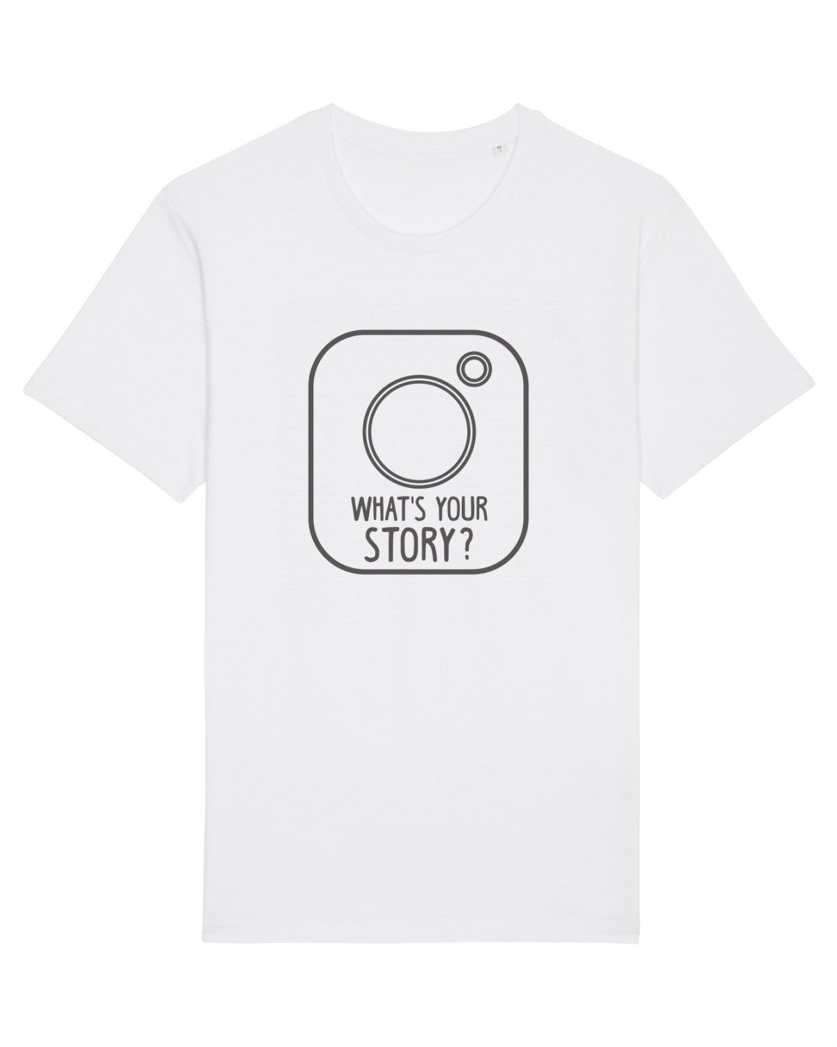 Tricou mânecă scurtă Unisex Rocker White