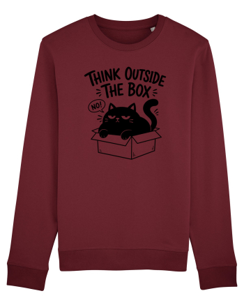 Think Outside the Box? The Cat Said No Burgundy