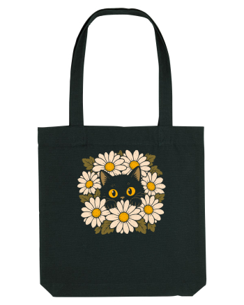 Curiosity in Full Bloom – Pisica dintre Margarete Black