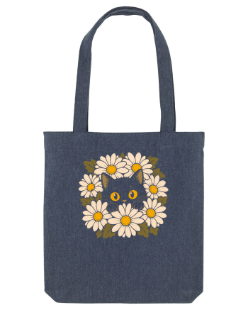 Curiosity in Full Bloom – Pisica dintre Margarete Midnight Blue