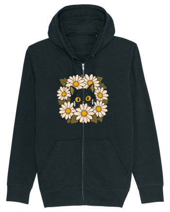 Curiosity in Full Bloom – Pisica dintre Margarete Black