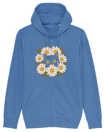 Curiosity in Full Bloom – Pisica dintre Margarete Bright Blue