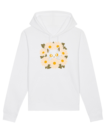 Curiosity in Full Bloom – Pisica dintre Margarete White