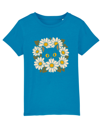 Curiosity in Full Bloom – Pisica dintre Margarete Azur