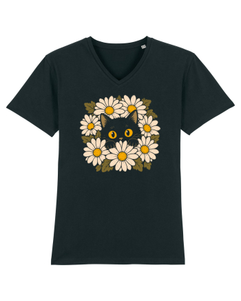 Curiosity in Full Bloom – Pisica dintre Margarete Black