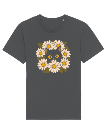 Curiosity in Full Bloom – Pisica dintre Margarete Anthracite