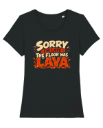 Sorry I’m Late Tricou mânecă scurtă guler larg fitted Damă Expresser