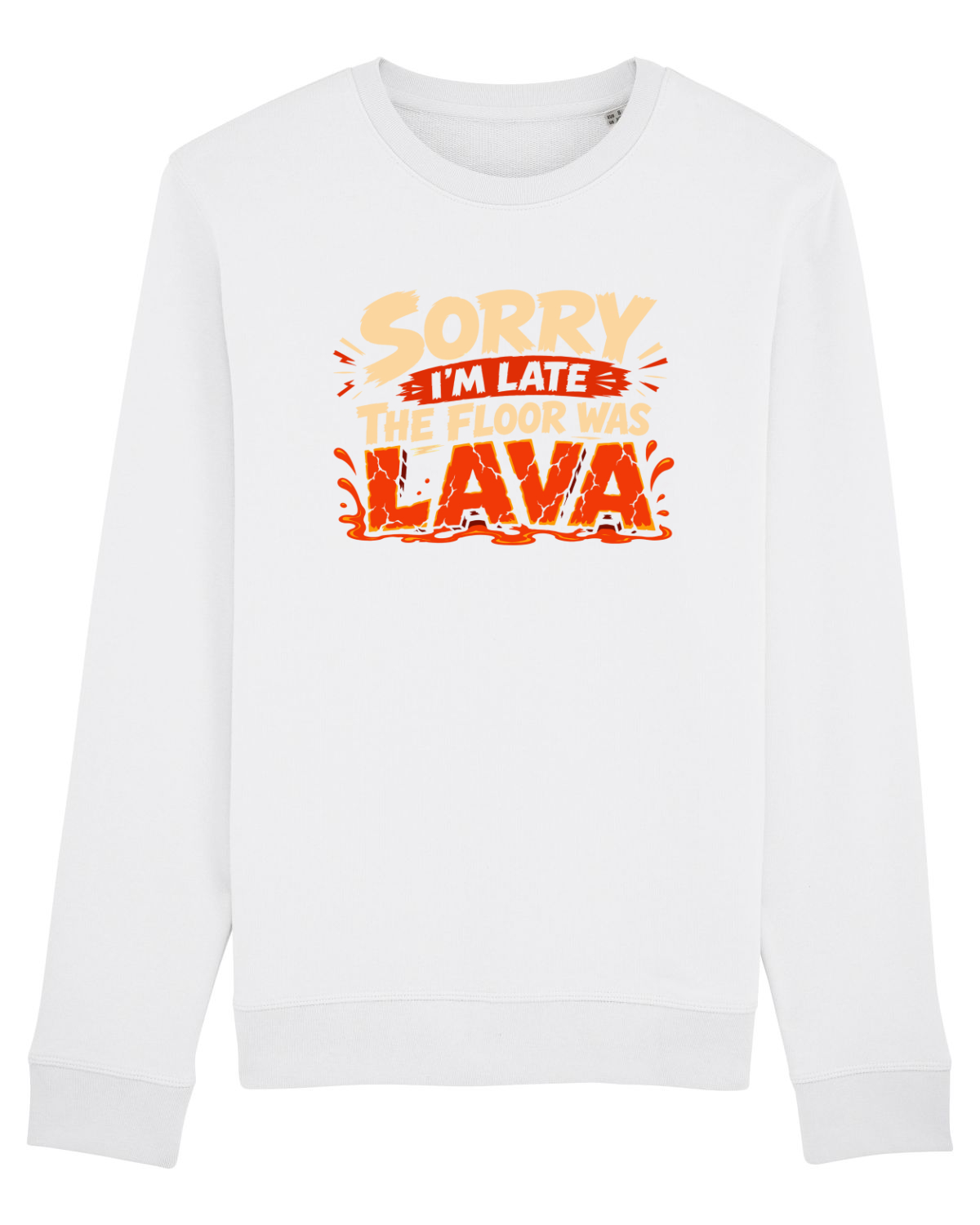 Bluză mânecă lungă Unisex Rise White