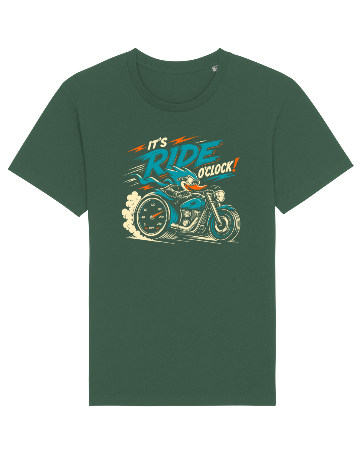 Tricou mânecă scurtă Unisex Rocker Bottle Green