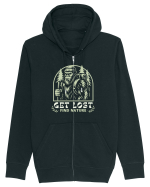 Get Lost – Find Nature Hanorac cu fermoar Unisex Connector