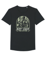 Get Lost – Find Nature Tricou mânecă scurtă guler larg Bărbat Skater