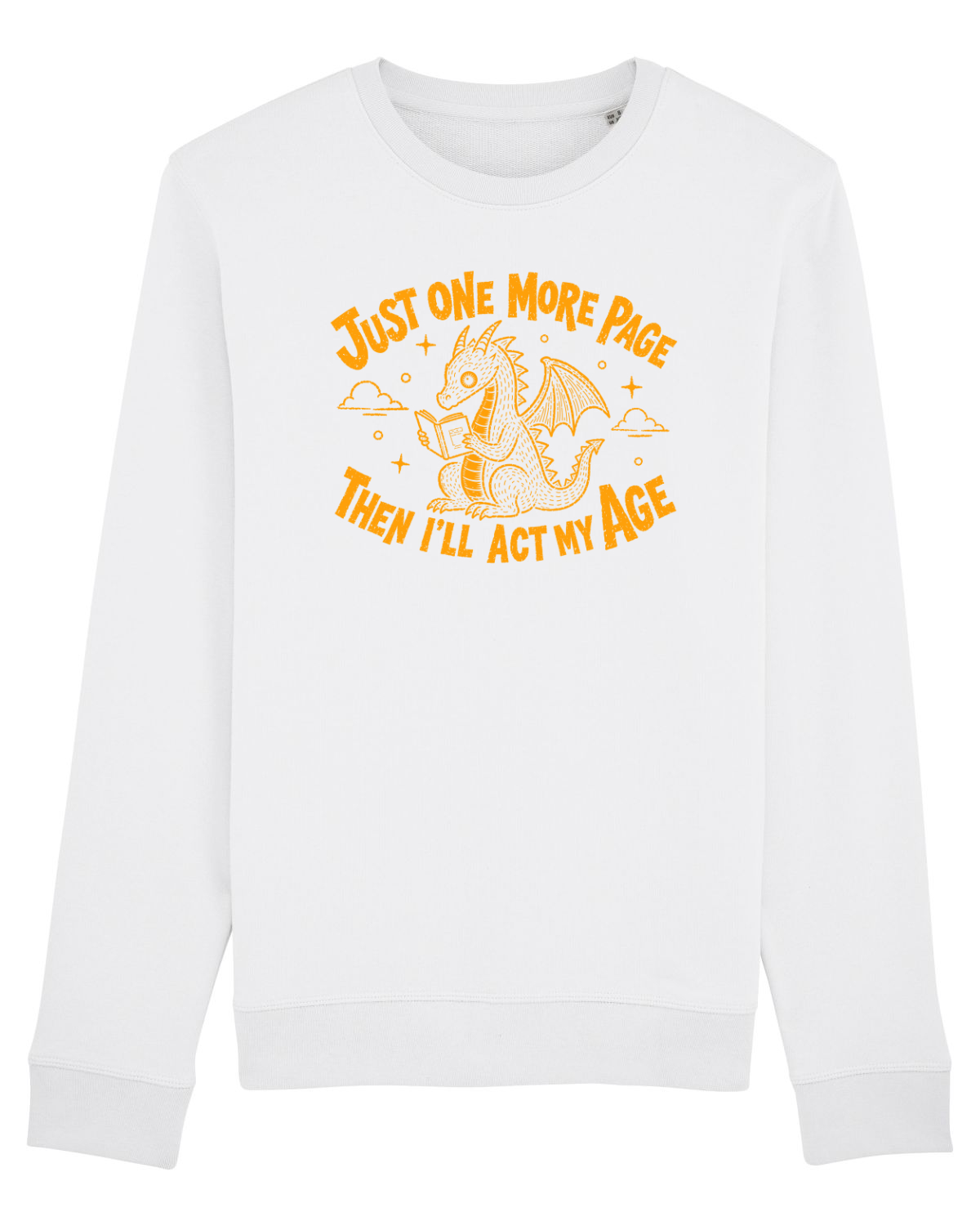 Bluză mânecă lungă Unisex Rise White