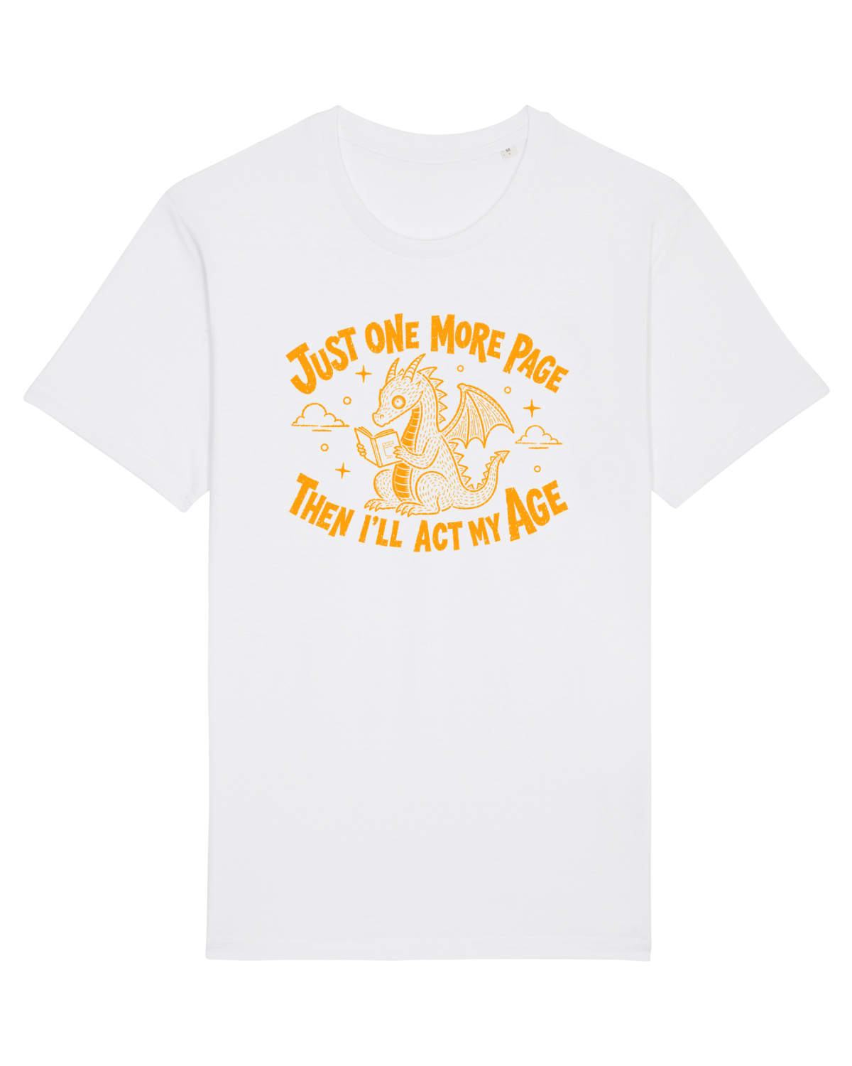 Tricou mânecă scurtă Unisex Rocker White