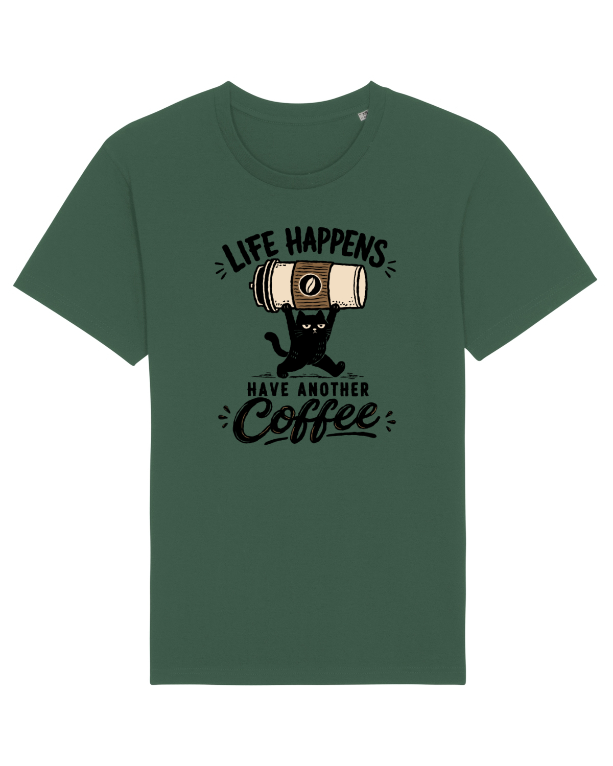 Tricou mânecă scurtă Unisex Rocker Bottle Green