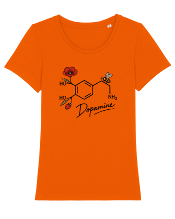 Dopamine – The Chemistry of Happiness Bright Orange