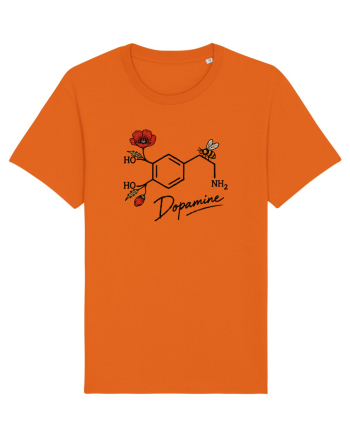 Dopamine – The Chemistry of Happiness Bright Orange