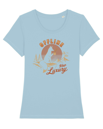 Offline Is the New Luxury Sky Blue