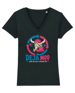 Deja Moo – Same Bullshit, Different Day Tricou mânecă scurtă guler V Damă Evoker
