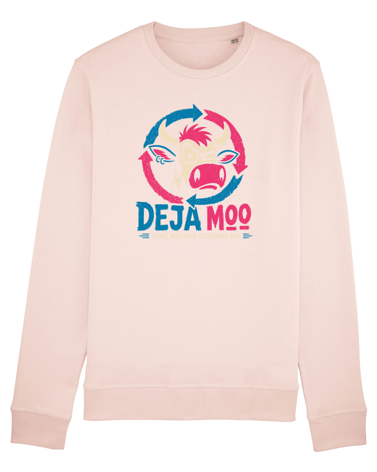 Bluză mânecă lungă Unisex Rise Candy Pink