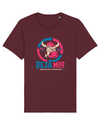 Deja Moo – Same Bullshit, Different Day Burgundy