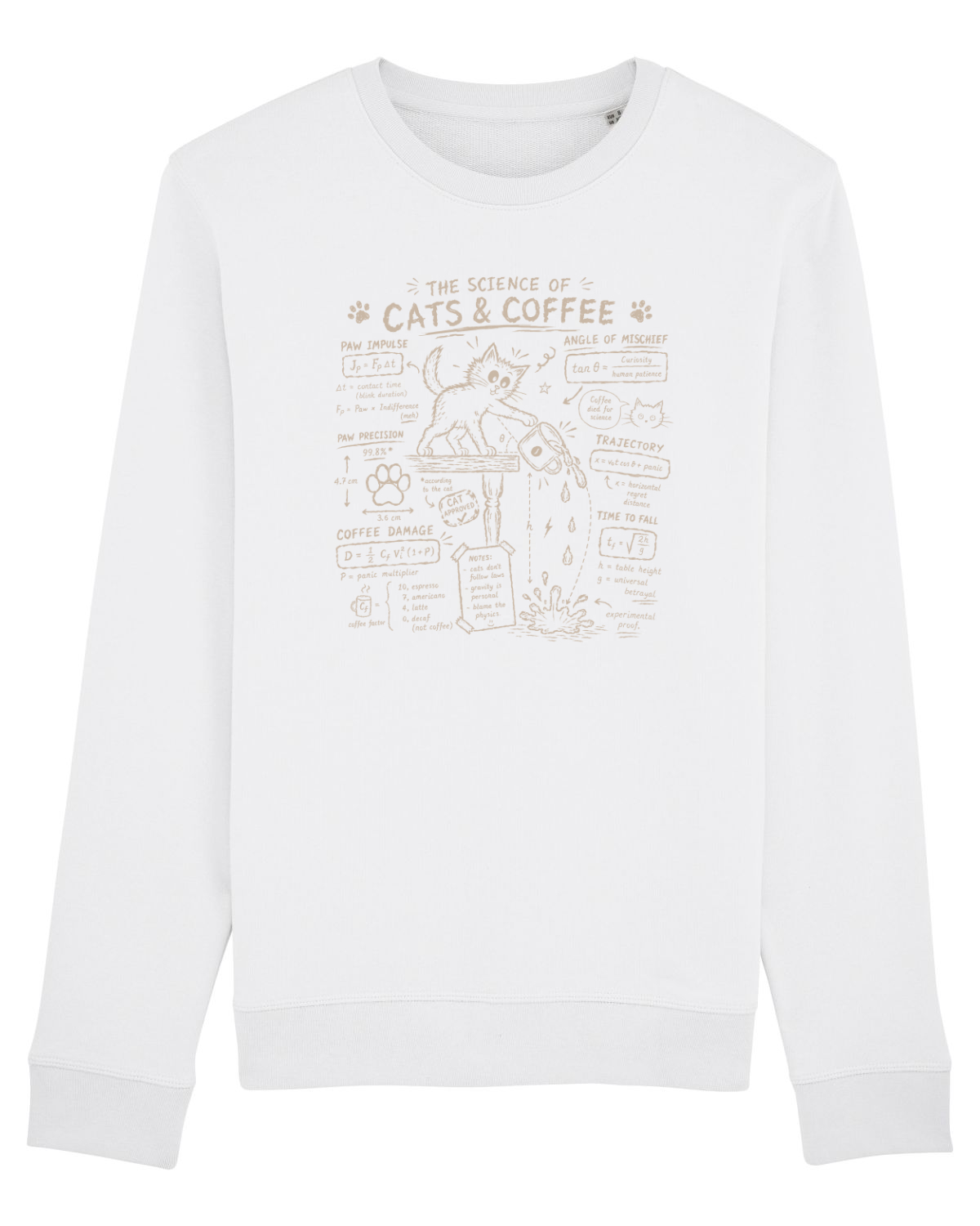 Bluză mânecă lungă Unisex Rise White
