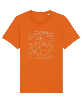 The Science of Cats & Coffee Bright Orange