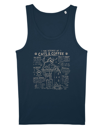 The Science of Cats & Coffee Navy